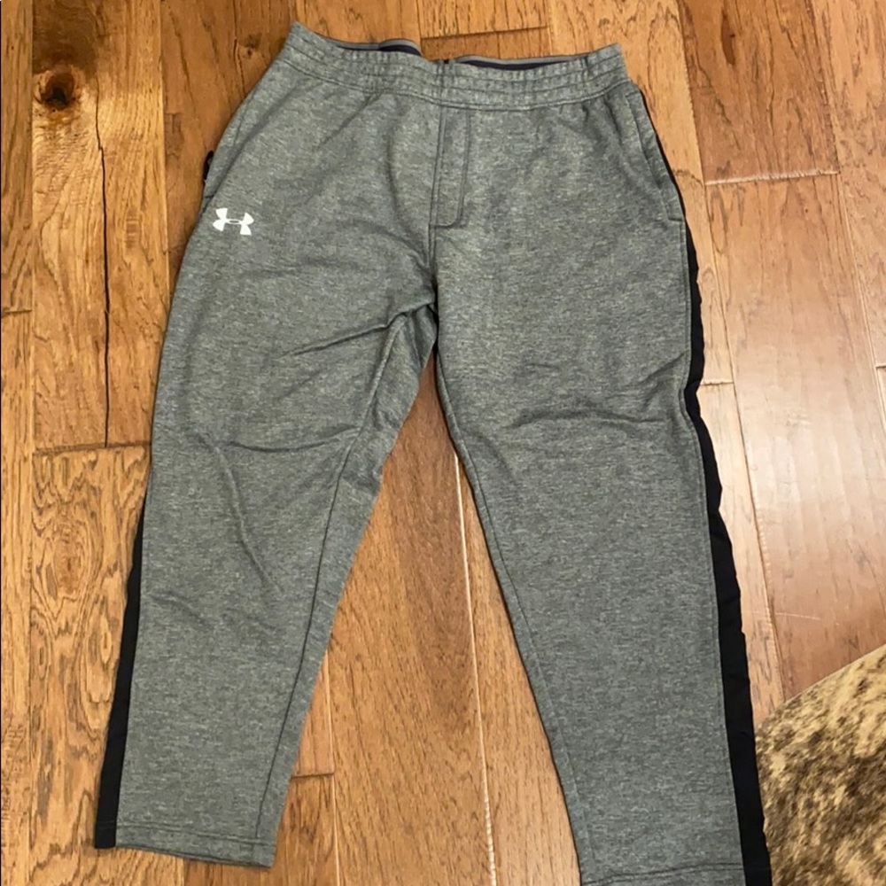 UA Gray sweats.